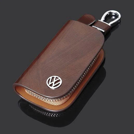 Capa de Chave Automotiva Artesenal em Couro -- JettaLux™
