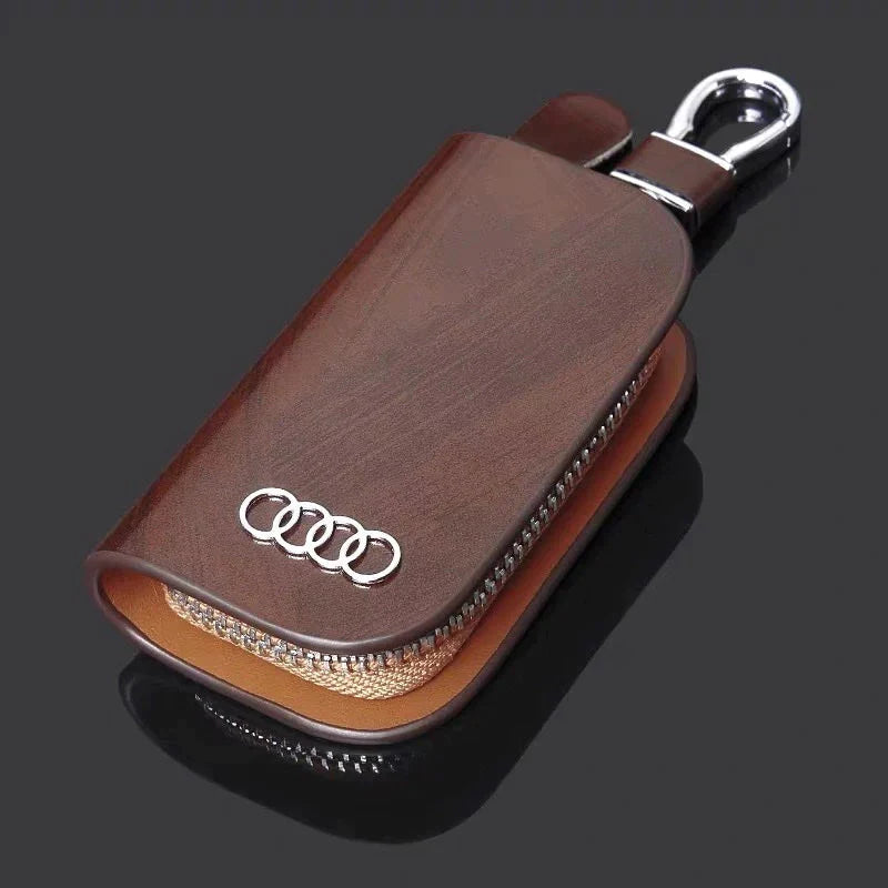 Capa de Chave Automotiva Artesenal em Couro -- JettaLux™