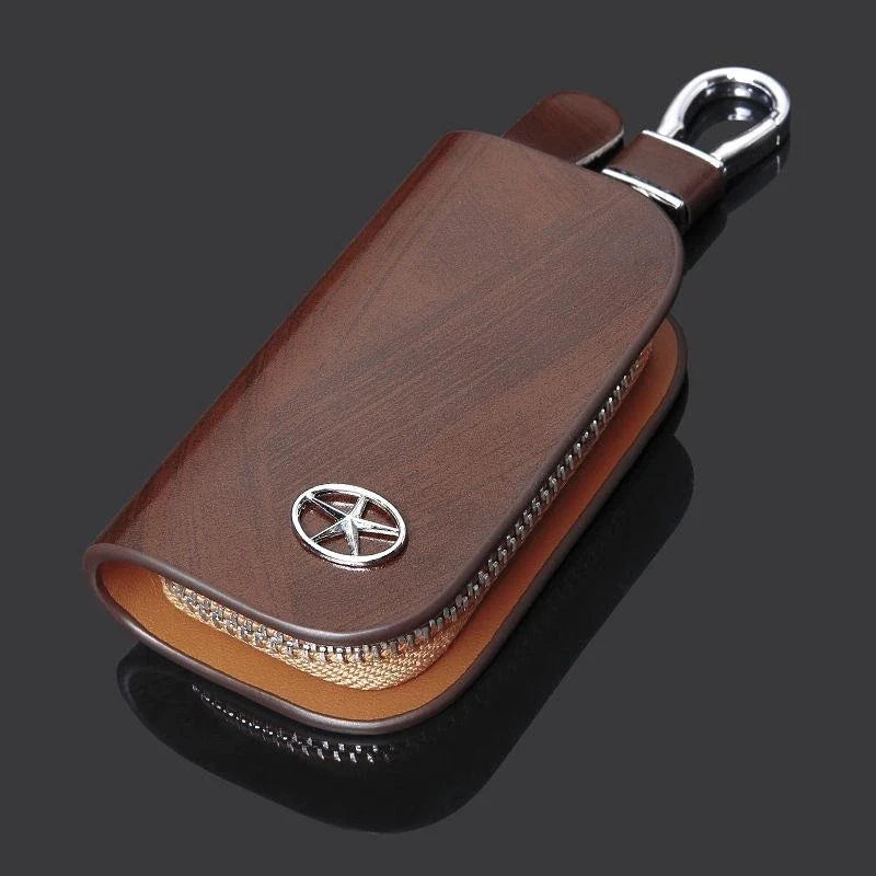 Capa de Chave Automotiva Artesenal em Couro -- JettaLux™