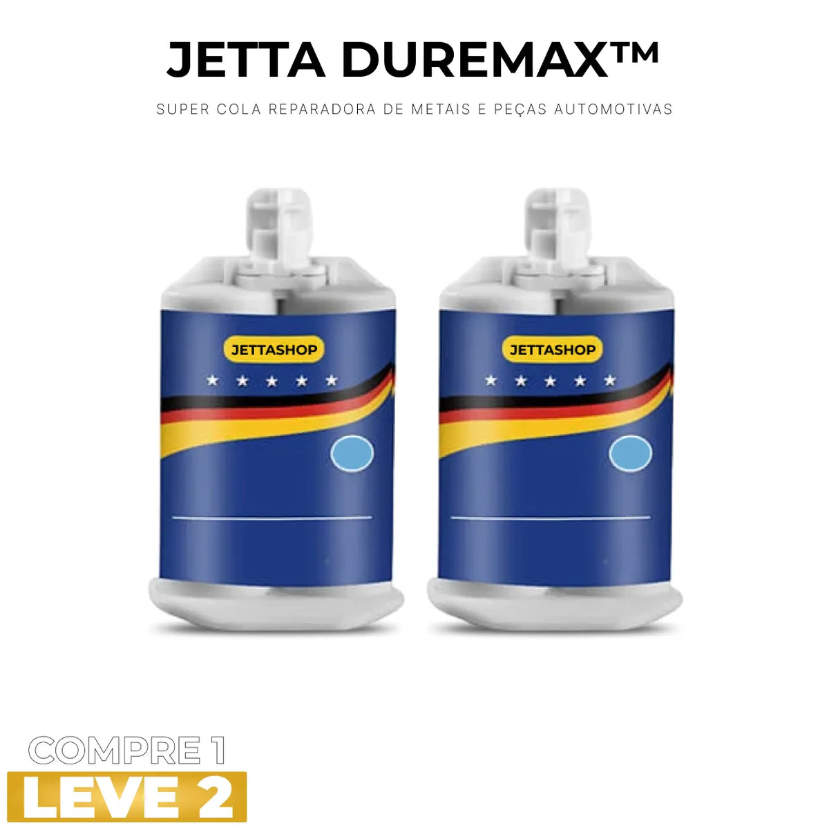 {COMPRE 1 LEVE 2} Super Cola Reparadora de Metais e Peças Automotivas - Jetta DureMax™